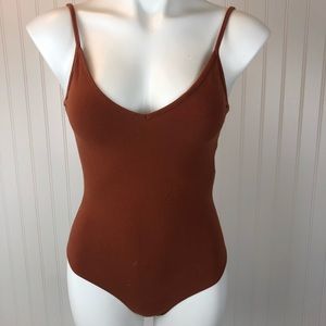 Forever 21 Brown Tank Bodysuit